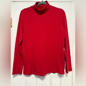 ❄️ Red Cotton Turtleneck